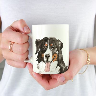Bernese Mountain Dog Up Close Mug Image 1