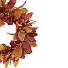 Berries with Leaves Artificial Fall Harvest Twig Wreath  24-Inch  Unlit Image 2