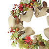Berry and Pine Cones Artificial Thanksgiving Wreath - 18-Inch  Unlit Image 1