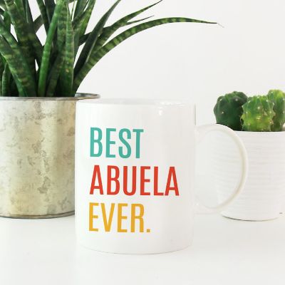 Best Abuela Ever Ceramic Mug Image 1