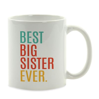 Best Big Sister Ceramic Mug Image 2