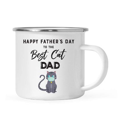 Best Cat Dad 11oz Campfire Mug Image 1
