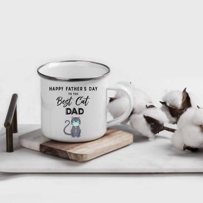 Best Cat Dad 11oz Campfire Mug Image 1