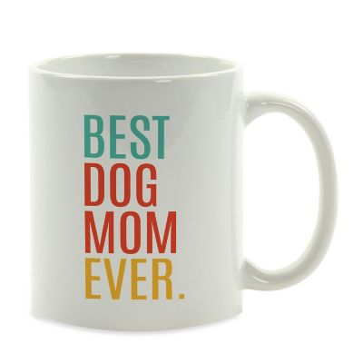 Best Dog Mom Ceramic Mug Image 2