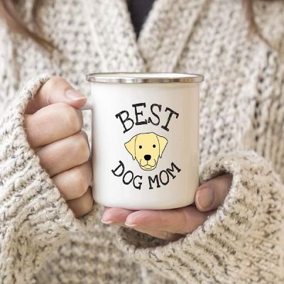 Best Dog Mom Labrador 11oz Camp Mug Image 2