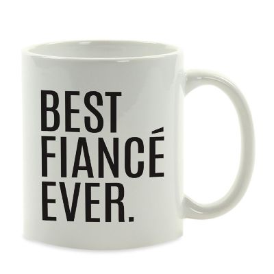 Best Fianc&amp;#233; Ever Ceramic Mug Image 2