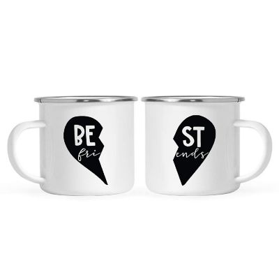 Best Friends Heart 11oz Mug Set Image 1