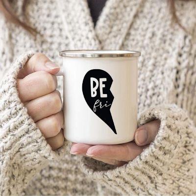 Best Friends Heart 11oz Mug Set Image 2