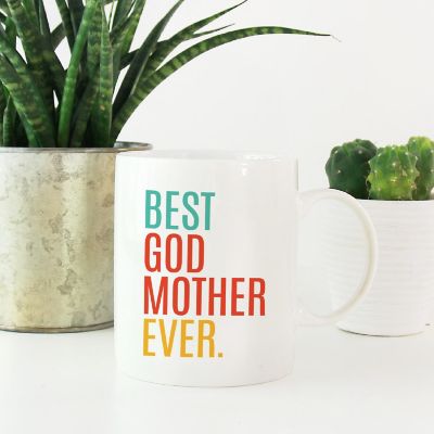 Best Godmother Ceramic Mug Image 1