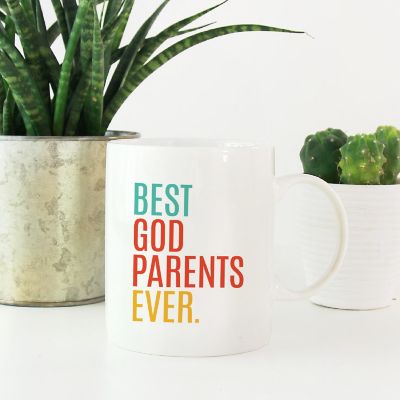 Best Godparents Ceramic Mug Image 1