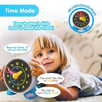 BEST LEARNING Learning Clock - Educational Talking Learn to Tell Time Light-Up Toy Image 2
