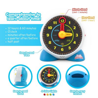 BEST LEARNING Learning Clock - Educational Talking Learn to Tell Time Light-Up Toy Image 3