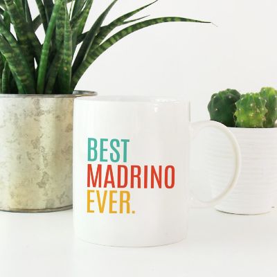 Best Madrino Ever Ceramic Mug Image 1