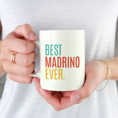 Best Madrino Ever Ceramic Mug Image 1