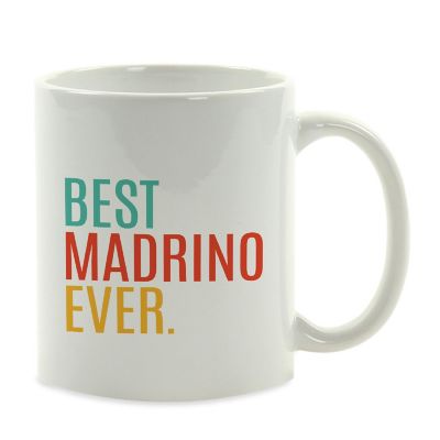 Best Madrino Ever Ceramic Mug Image 2