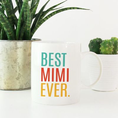 Best Mimi Ever Ceramic Mug Image 1