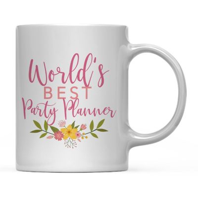 Best Party Planner Floral Ceramic Mug Image 3