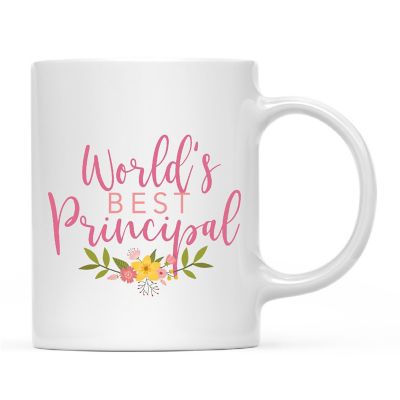 Best Principal Floral Ceramic Mug Image 1