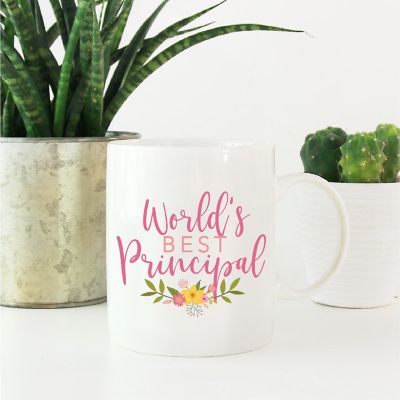 Best Principal Floral Ceramic Mug Image 2