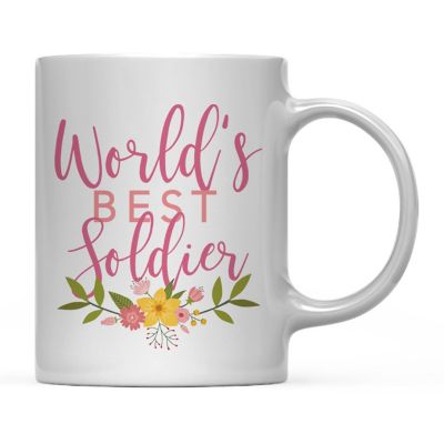 Best Soldier Floral Ceramic Mug Image 1