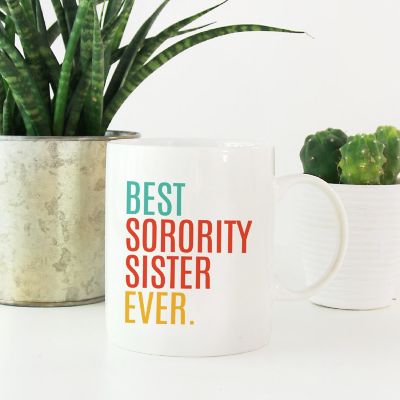 Best Sorority Sis Ceramic Mug Image 1