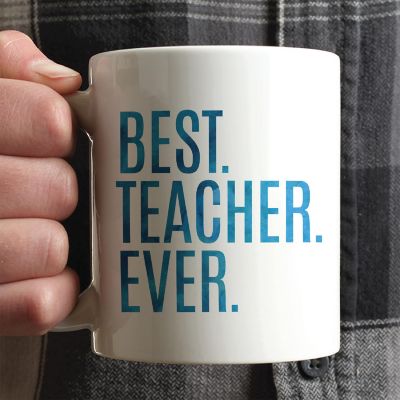 Best Teacher Ever Ceramic Mug Image 1
