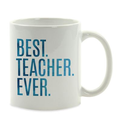 Best Teacher Ever Ceramic Mug Image 2