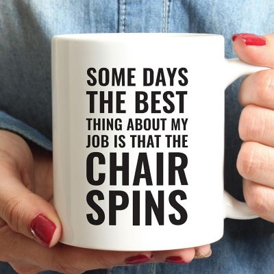 Best Thing Chair Spins ceramic mug Image 1