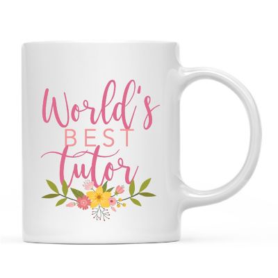 Best Tutor Floral Ceramic Mug Image 2