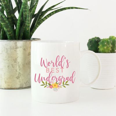 Best Undergrad Floral Ceramic Mug Image 1