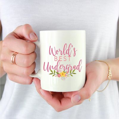 Best Undergrad Floral Ceramic Mug Image 1