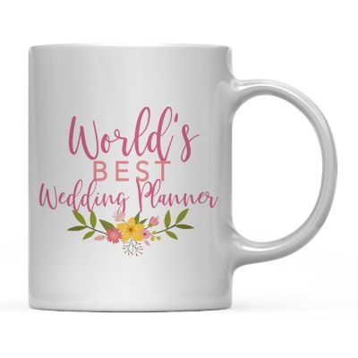 Best Wedding Planner Floral Ceramic Mug Image 2