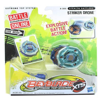 Beyblade XTS Stealth Battlers Battle Top w/ Launcher - Striker Drone Image 1