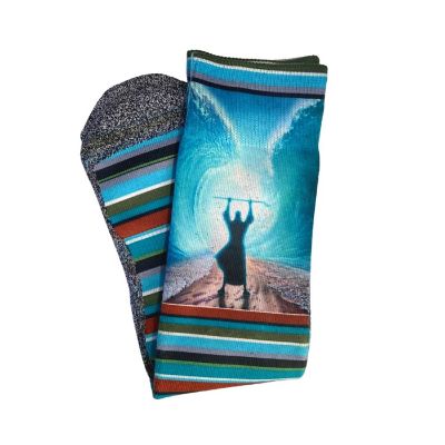 BibleSocks The Red Seas - Crew Socks for Men Image 1