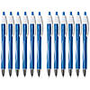 BIC Glide Exact Retractable Ball Point Pen, Fine Point (0.7 mm), Blue, 12 Count Image 1