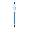 BIC Glide Exact Retractable Ball Point Pen, Fine Point (0.7 mm), Blue, 12 Count Image 3