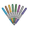 BIC Intensity Metallic Permanent Markers, Fine Point, Assorted Metallic, 8 Count Image 2