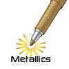 BIC Intensity Metallic Permanent Markers, Fine Point, Assorted Metallic, 8 Count Image 3