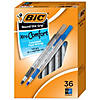 BIC Round Stic Grip Xtra Comfort Ballpoint Pens, Medium Point (1.2mm), Assorted Colors, 36 Per Pack, 3 Packs Image 1