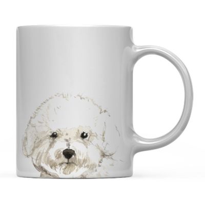 Bichon Frise Up Close Ceramic Mug Image 2