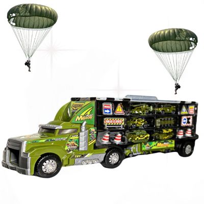 Big Daddy Army Transport  Truck Military Toy Truck with  Emergency Quick Release Effect 6 CAR Image 1