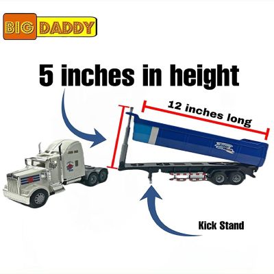 Big Daddy Big Rig Heavy Duty Tractor Trailer Transport Series Dump Truck Tractor Trailer Long Haul Dump Truck Image 1