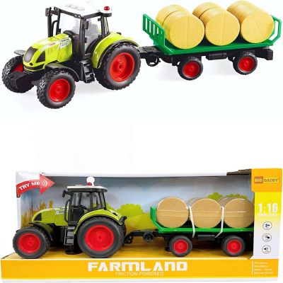 Big Daddy FARMLAND Tractor Trucks Farming Crop HAY Barrel Transport Image 1