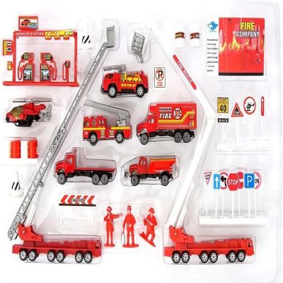 BIG DADDY FIRE RESCUE TOY PLAY SET INCLUDES OVER 40 FIRE TRUCK TOY AND ACCESSORIES Image 2