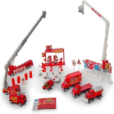 BIG DADDY FIRE RESCUE TOY PLAY SET INCLUDES OVER 40 FIRE TRUCK TOY AND ACCESSORIES Image 3