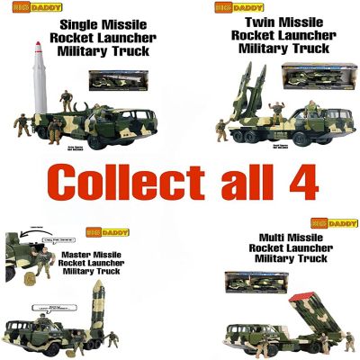 Big Daddy Military Missile Transport Army Truck Defence System 18 Long Range Missile Jungle Camouflage Toy Truck Image 1