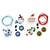 Big Head Santa & Snowman Necklace Craft Kit - Makes 12 Image 1