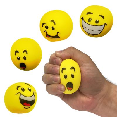 Big Mo's Toys 3" Emoji Stress Balls - (12 Pack) Image 2