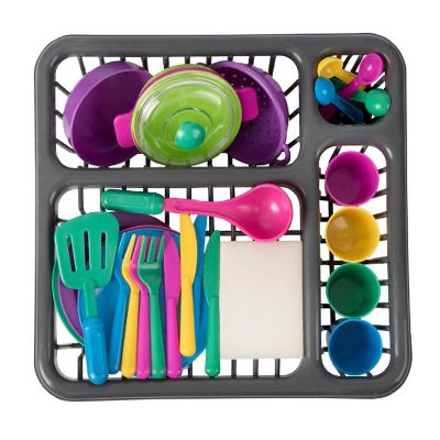 Big Mo's Toys Pretend Play Dishes Playset  Little Chef Set, Kids Serving Dishes Image 1