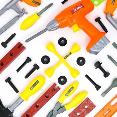 Big Mo's Toys Tool Box - Pretend Play Tool Kit - 46 Piece Set Image 3